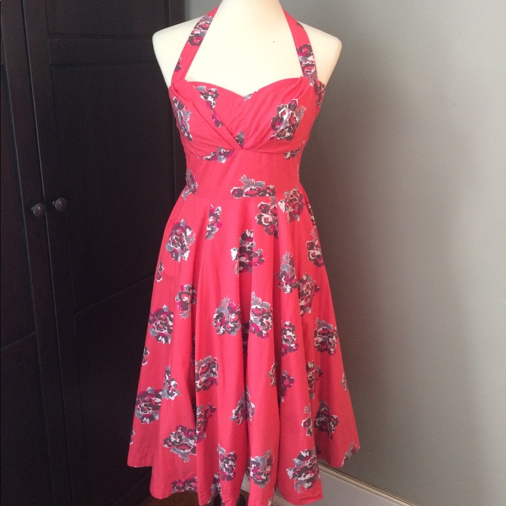 Anthropologie Floral Midi Dress